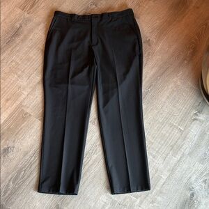 Greg Norman Collection Black Flat Front Dress Pants